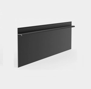Скрытый плинтус Pro Design 323 (Чёрный Муар RAL 9005)